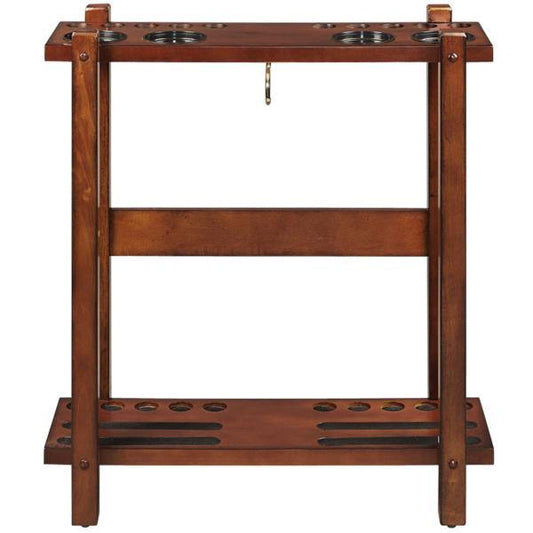 RAM Game Room Cue Racks RAM Game Room - STRAIGHT FLOOR CUE RACK-CHESTNUT