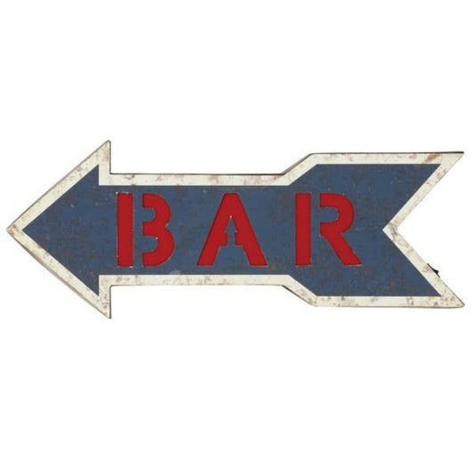 RAM Game Room Indoor Décor RAM Game Room - METAL SIGN-BAR ARROW (BLUE)