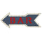 RAM Game Room Indoor Décor RAM Game Room - METAL SIGN-BAR ARROW (BLUE)