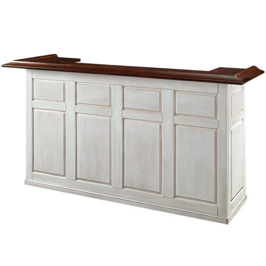 RAM Game Room RAM Furniture > Bars & Cabinets RAM Game Room - 84" BAR - ANTIQUE WHITE