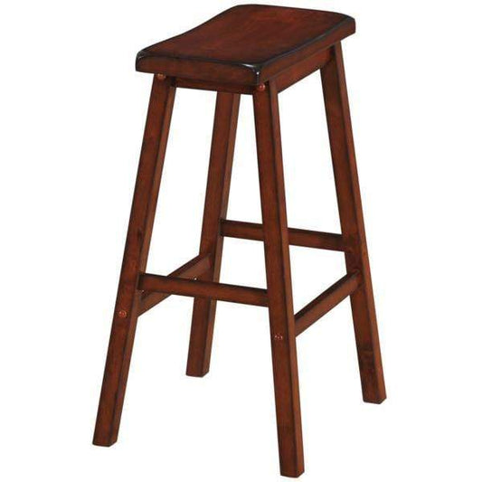 RAM Game Room RAM Furniture > Barstools RAM Game Room - BACKLESS SADDLE BARSTOOL - CHESTNUT
