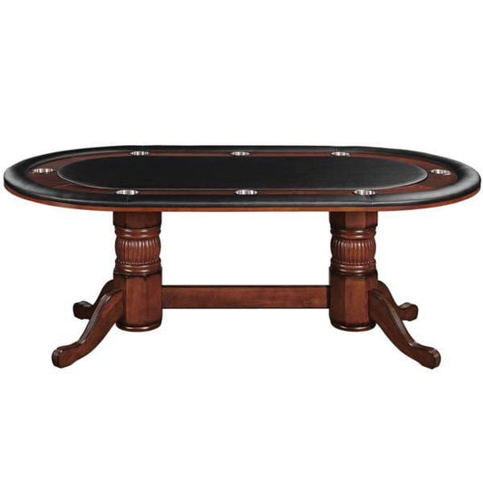RAM Game Room RAM Furniture > Poker & Game Tables RAM Game Room - 84" TEXAS HOLD'EM GAME TABLE - CHESTNUT