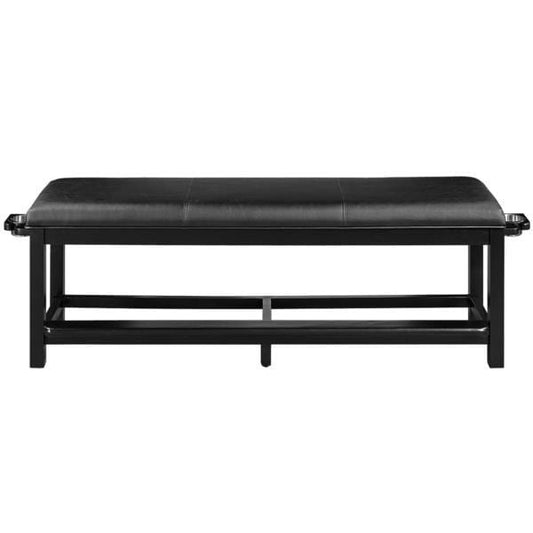 RAM Game Room RAM Furniture RAM Game Room - SPECTATOR STORAGE BENCH-BLACK