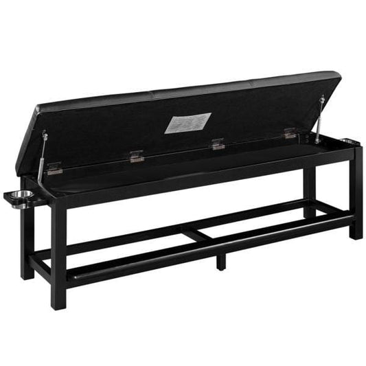 RAM Game Room RAM Furniture RAM Game Room - SPECTATOR STORAGE BENCH-BLACK