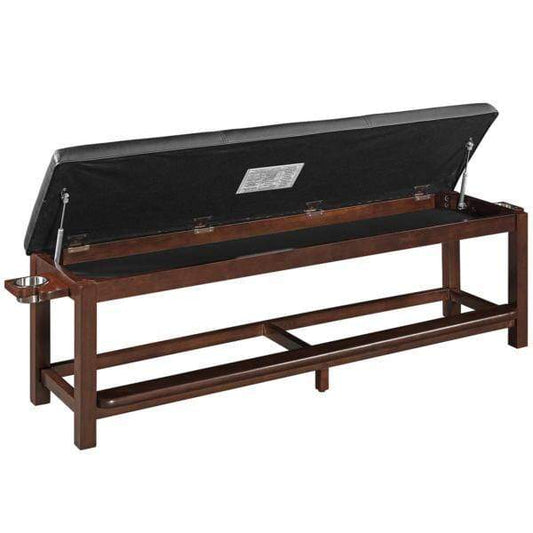 RAM Game Room RAM Furniture RAM Game Room - SPECTATOR STORAGE BENCH-CAPPUCCINO
