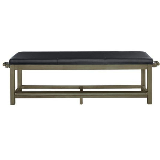 RAM Game Room RAM Furniture RAM Game Room - SPECTATOR STORAGE BENCH-SLATE