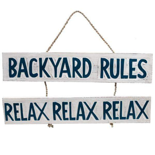 RAM Outdoor Décor Outdoor Décor RAM Game Room - BACKYARD RULES