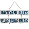 RAM Outdoor Décor Outdoor Décor RAM Game Room - BACKYARD RULES