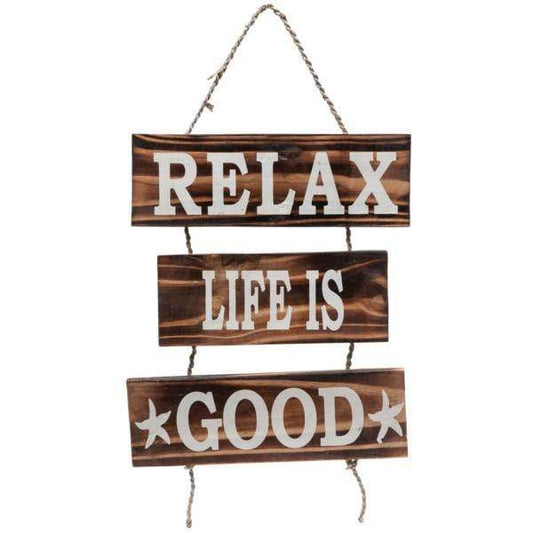 RAM Outdoor Décor Outdoor Décor RAM Game Room - RELAX LIFE IS GOOD