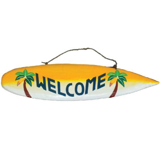 RAM Outdoor Décor Outdoor Décor RAM Game Room - WELCOME SURFBOARD