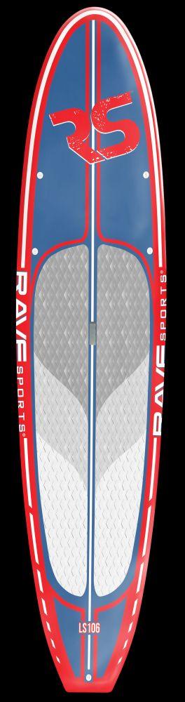 RAVE Paddle Board Cruiser LS106 SUP 10'6" Red-Blue