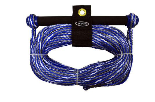 RAVE Towables - Ski/Wakeboard Ropes 75' 1-Section Ski Rope w/NBR Smooth Grip- Promo