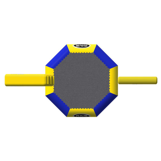 RAVE Water Bouncers - Reinforced Water Trampoline Bongo 10 w/ small Slide and Log