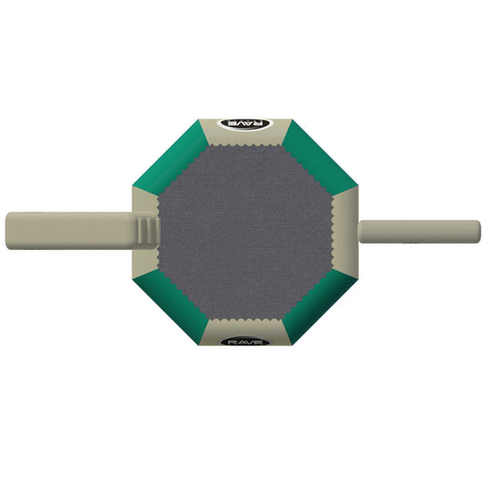 RAVE Water Bouncers - Reinforced Water Trampoline Bongo 10 w/ small Slide and Log Northwoods