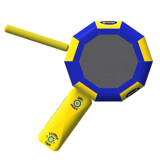 RAVE Water Trampolines - Reinforced Water Trampoline Aqua Jump 150 w/Launch and Log