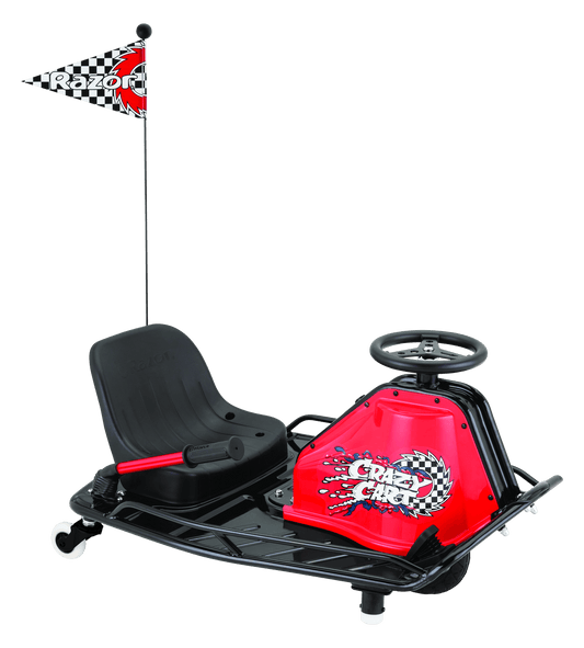 Razor Electric Ride Ons Razor Crazy Cart - Black