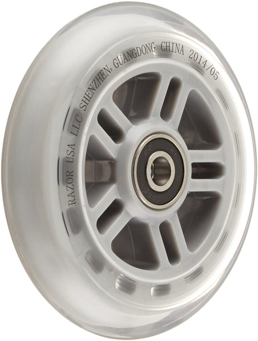 Razor Scooter Accessories Clear Razor A Scooter Series Wheels with Bearings (set of 2)