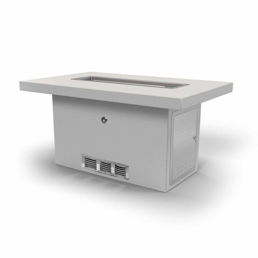 The Outdoor Plus - 60" Rectangular 24" Tall Ready To Finish Fire Table Form - OPT-URST60DRPB