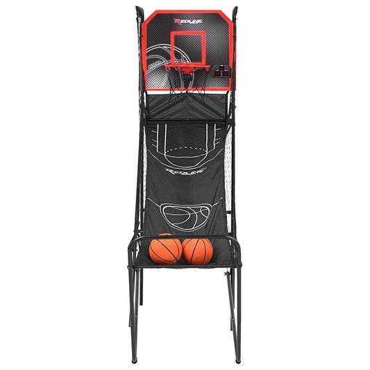 Redline Mini-Basketball REDLINE - Alley-Oop Single Shootout Basketball Game Set with Quick Connect Frame - M01484W