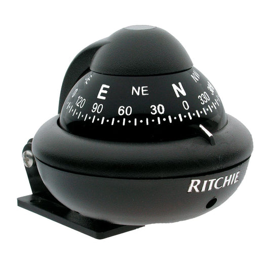 Ritchie Compasses - Magnetic Ritchie X-10B-M RitchieSport Compass - Bracket Mount - Black [X-10B-M]