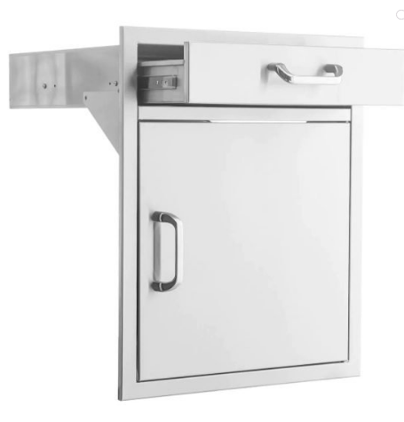 RO BBQ Combo Units 260 Series 21-Inch Access Door & Drawer Combo - RO BBQ | BBQ-260-SV24-DR1