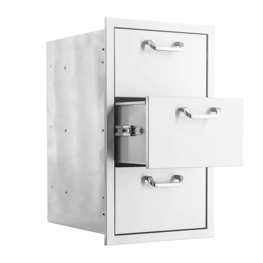RO BBQ Drawers 260 Series 16-Inch Triple Access Drawer - RO BBQ | BBQ-260-DRW3