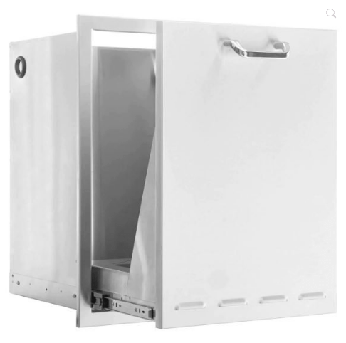 RO BBQ Drawers 260 Series 20-Inch Roll-Out Trash/Propane Tank Drawer - RO BBQ | BBQ-260-TRLP-DRW