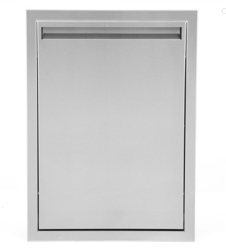 RO BBQ Drawers 350 Series 20-Inch Roll-Out Double Trash/Recycling Bin - RO BBQ | BBQ-350-TREC-DRW