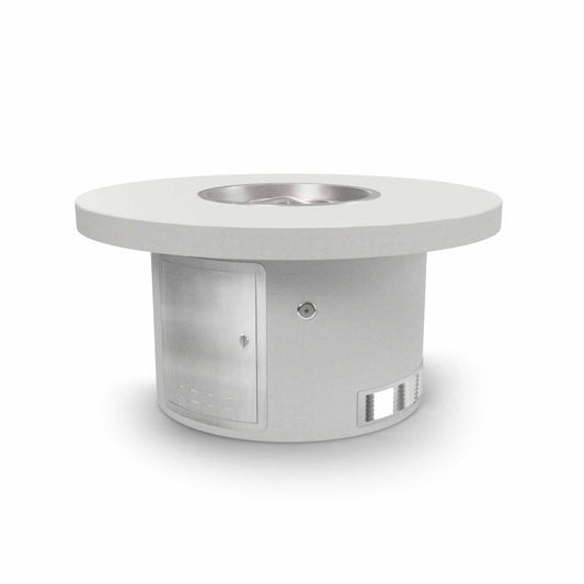 The Outdoor Plus - 24" Tall Round Table Form, 84 Inch, 37 Inch - OPT-RRL84DRPB