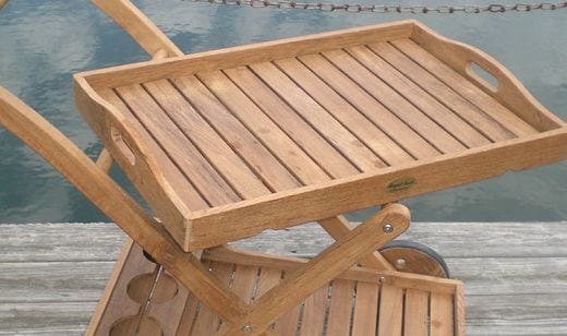 Royal Teak Collection ACCESSORIES Royal Teak Collection | Tray Cart | TTC