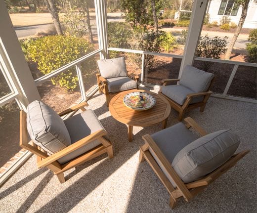 Royal Teak Collection Coffee Table Royal Teak Collection Miami Round Table – MIAT42R