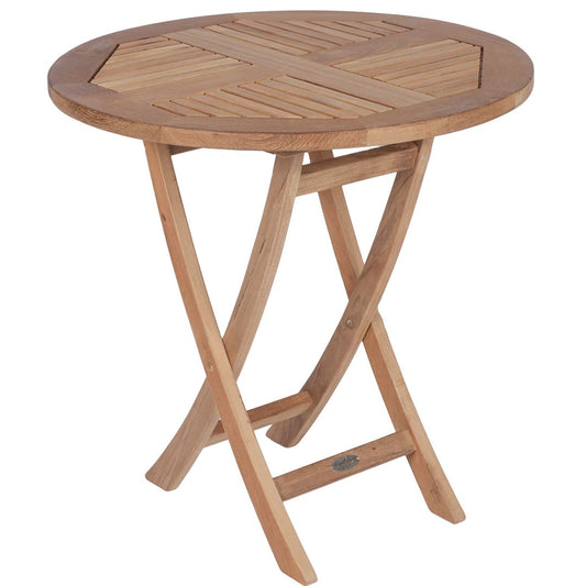 Royal Teak Collection Dining Table Royal Teak Collection Medium Sailor Round Folding Table – SFR30