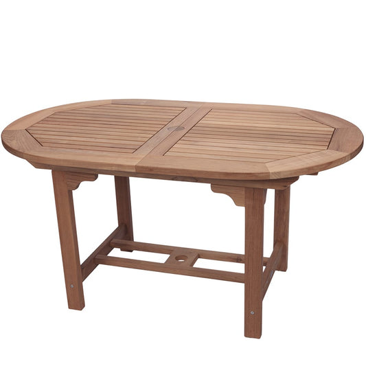 Royal Teak Collection Dining Table Royal Teak Collection Small Oval Family Expansion Table | 7 Piece Teak Dining Set – FEO6