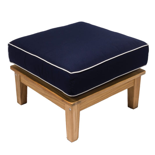 Royal Teak Collection Ottoman Royal Teak Fabric Collection Miami Ottoman – MIAOT