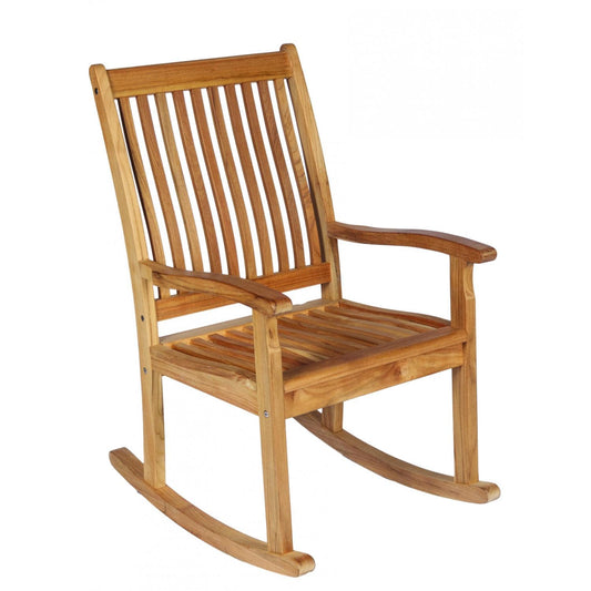 Royal Teak Collection Outdoor Chair Royal Teak Collection Highback Rocking Lounge Chair – RKC