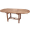 Royal Teak Collection Outdoor Teak Dining Set Royal Teak Collection | Medium Oval Family Expansion Table - FEO8