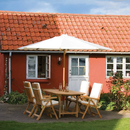 Royal Teak Collection Outdoor Teak Dining Set Royal Teak Collection | Oval Family Expansion Table 6 Piece Teak Dining Set – FEO6