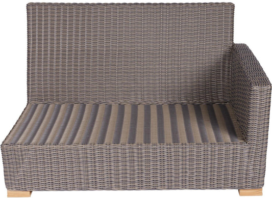 Royal Teak Collection SANIBEL DEEP-SEATING 2 Seater Arm Right Royal Teak Collection Sanibel 2-Seater Arm Left/Right – SBXXXX