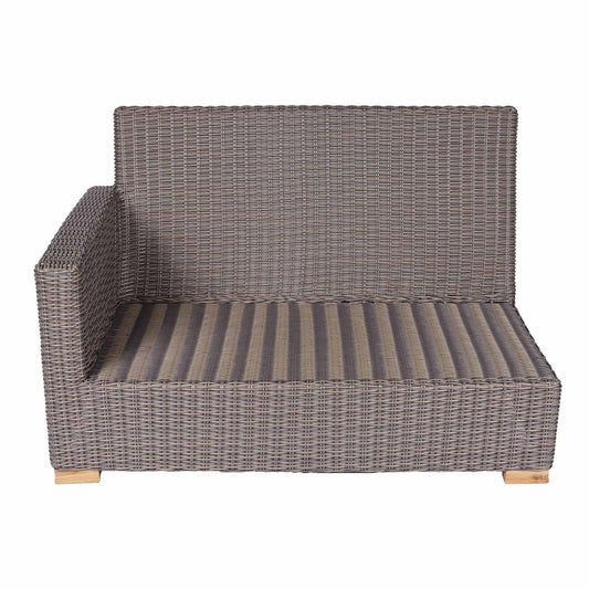 Royal Teak Collection SANIBEL DEEP-SEATING Royal Teak Collection Sanibel 2-Seater Arm Left – SB2LFO