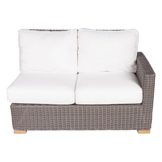 Royal Teak Collection Sectional Sofa Royal Teak Collection Sanibel Wicker Sectional Two Seat Left Arm – SB2L