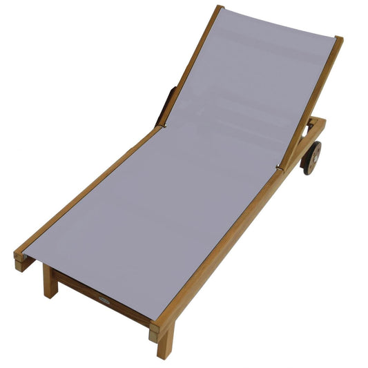 Royal Teak Collection TEAK LOUNGING Royal Teak Collection Gray Sundaze Sling – SDG