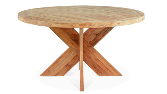 Harmonia Living - Roost 4 Seat Reclaimed Teak 51" Round Dining Table | RST-TK-51RDT