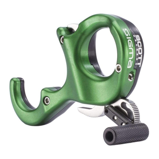 Scott Archery Archery : Releases Scott Archery Sigma Release Black Green 3 Finger