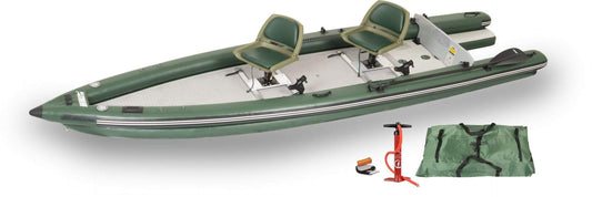 SeaEagle FishSkiff Packages Sea Eagle - FSK16 3 Person 16'1" FishSkiff 16 Inflatable Fishing Boat Swivel Seat Package ( FSK16K_SW )