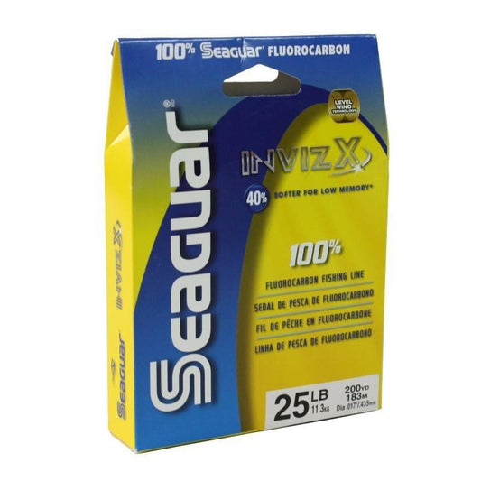 Seaguar Fishing : Line Seaguar Invizx 100 Fluoro 200yd 25lb