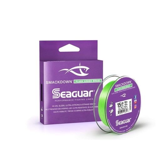 Seaguar Fishing : Line Seaguar Smackdown Flash Green 15SDFG150 8 Strand Braid