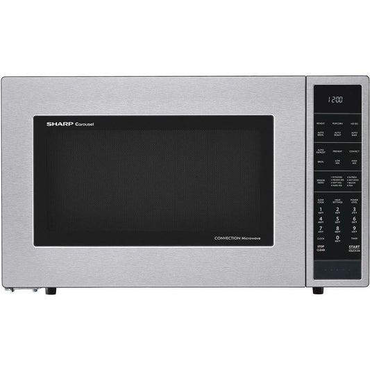 Sharp Sharp 1.5-Cu. Ft. 900W Convection Microwave Oven, Stainless Steel