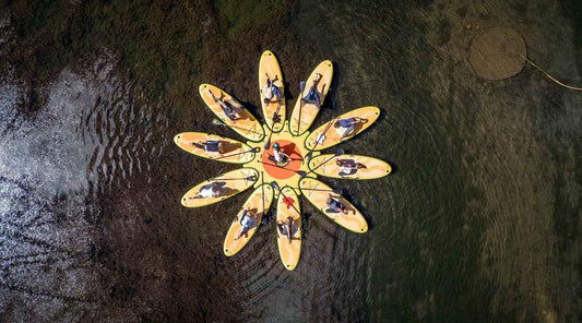 SOL Paddleboards Paddle Board Dock and 10 Galaxy Paddleboards (+10500) SOLnamastation Inflatable Yoga Dock - GalaXy