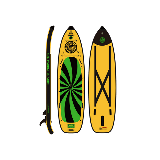 SOL Paddleboards Paddle Board SOLsumo Inflatable Paddle Board - Carbon GalaXy