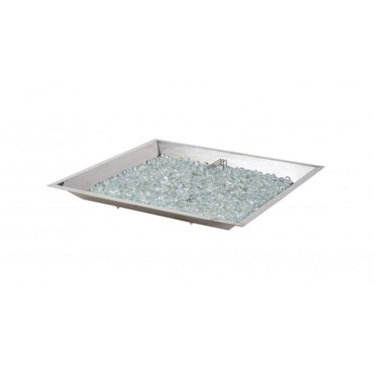Outdoor Greatroom - 24" x 24" Square Crystal Fire Plus Gas Burner - CFP2424-K